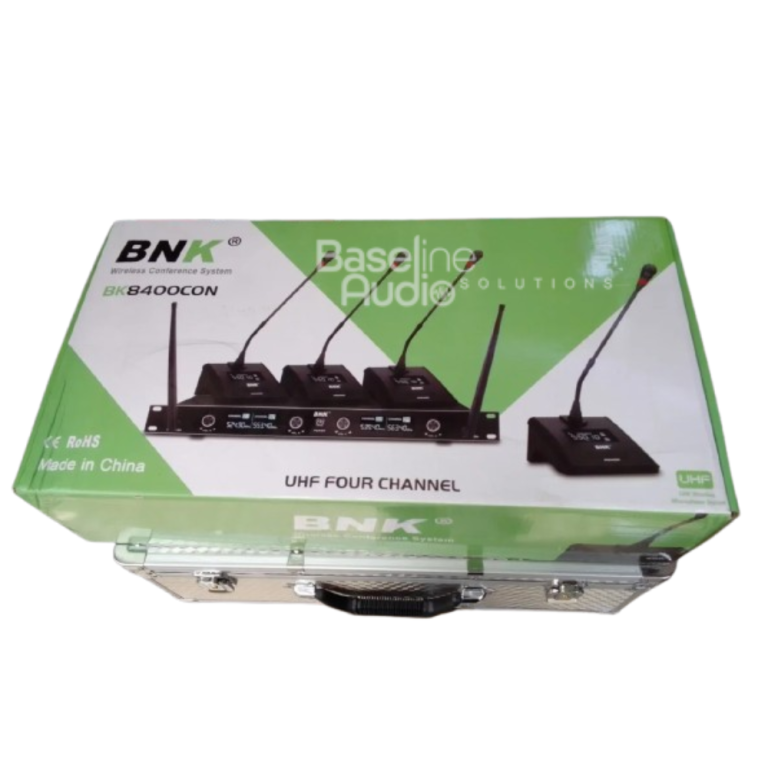 Professional BNK BK 8400 Conference Microphone UHF Wireless Meeting System