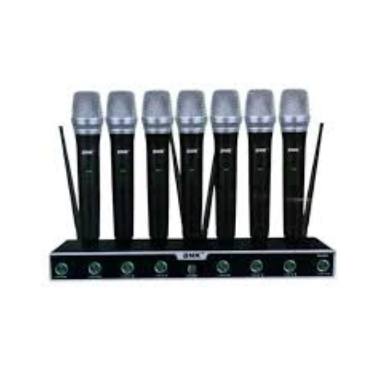 Professional BNK BK 8800 Microphone Advanced UHF Wireless System for Live Events