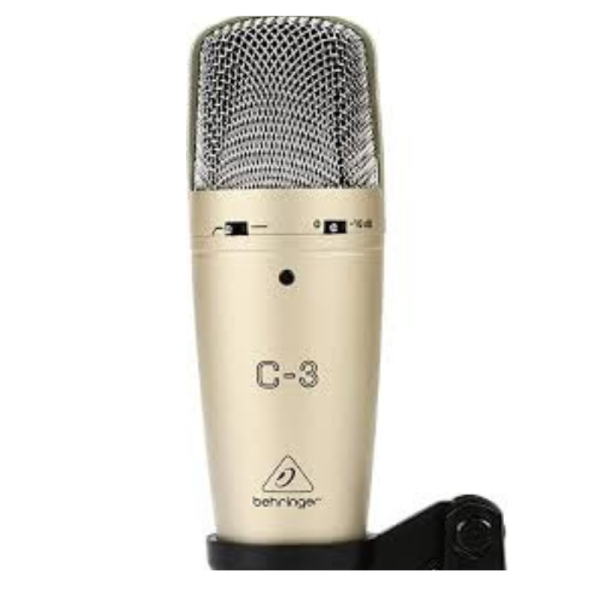 Behringer C-3 Condenser Microphone Multi-Pattern Studio Recording Mic