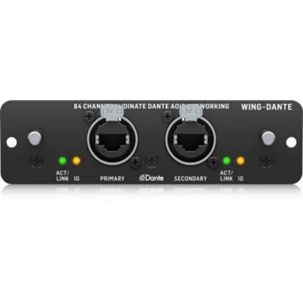 Behringer Dante Expansion Card Digital Audio Networking Card for Behringer Consoles