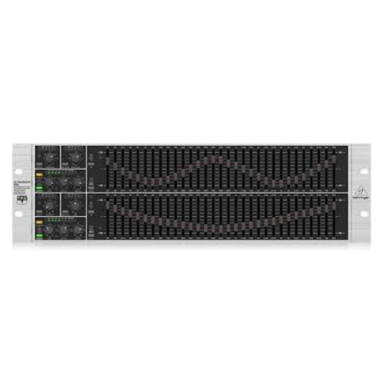 High-Resolution Behringer FBQ6200HD Equaliser Dual 31-Band Graphic EQ with FBQ System