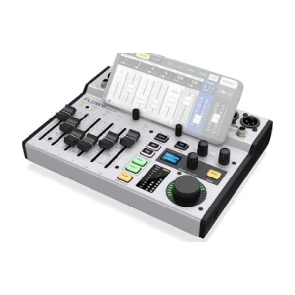 Compact Behringer Flow 8 Digital Mixer 8-Channel Smart Audio Mixing Console