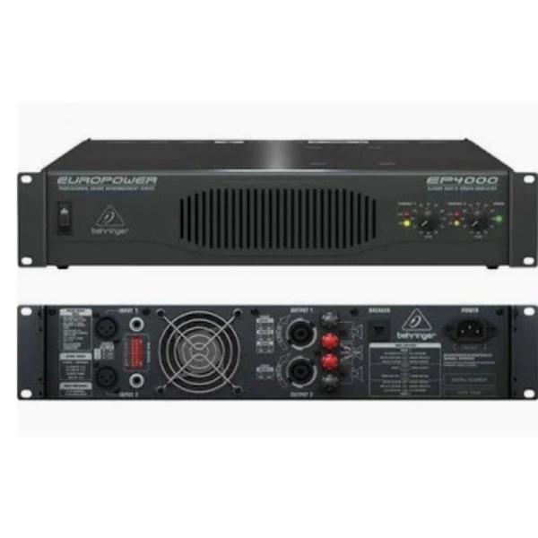 Behringer Europower EP4000 Power Amplifier High-Power 4000W PA Amplifier