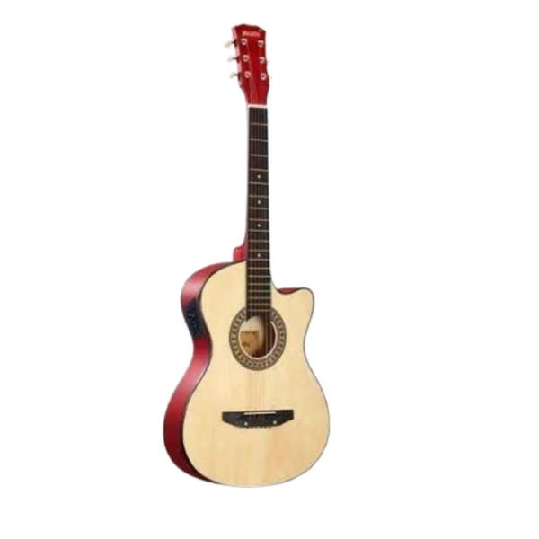 Happy Semi-Acoustic 38 Inch Guitar Budget Acoustic-Electric Guitar with Pickup & EQ