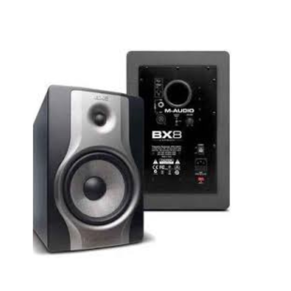 M-Audio BX8 Carbon Studio Monitor 8-Inch Powered Studio Speaker with Deep Bass