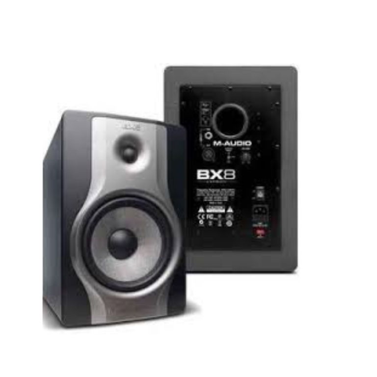 M-Audio BX8 Carbon Studio Monitor 8-Inch Powered Studio Speaker with Deep Bass
