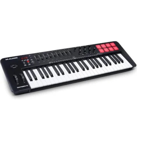M-Audio Oxygen 49 MIDI Keyboard 49-Key USB Controller with Pads, Faders & DAW Control