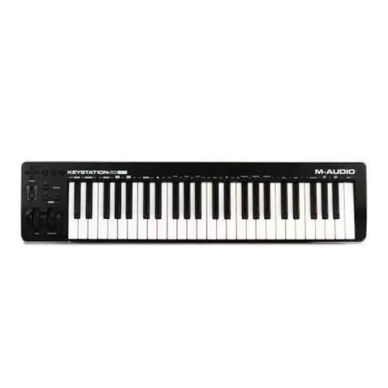 M-Audio Keystation 49 MIDI Keyboard 49-Key Semi-Weighted Controller for Studio Production