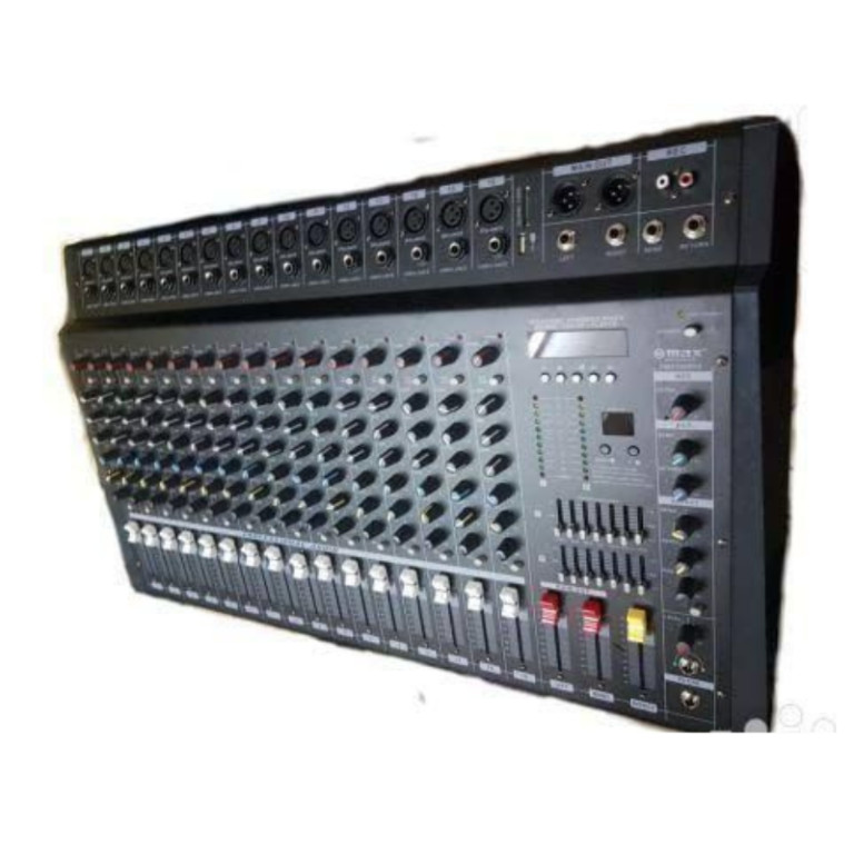 Omax 16 Channel Plain Mixer Professional Audio Mixing Console for Events & Studios