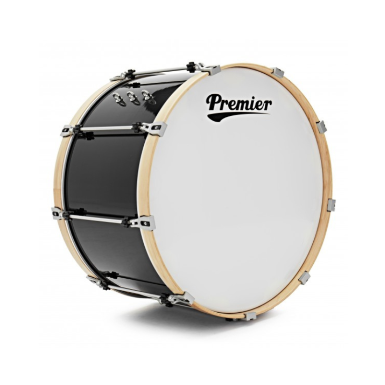 Premier 24 Inch Bass Drum Deep Concert & Marching Bass Drum for Powerful Low End