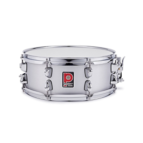 Premier Metallic Snare Drum Bright Cutting Marching Snare Drum for Bands