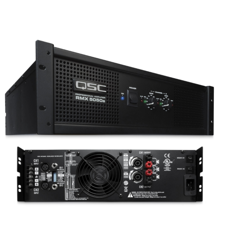 QSC RMX 5050 Power Amplifier High-Power 5000W Professional Touring Amplifier
