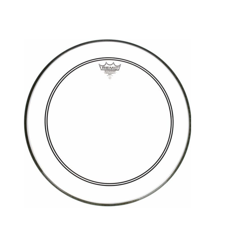 Remo Ambassador Clear 20 Inch Bass Drum Head | Bright Studio Bass Drum Sound