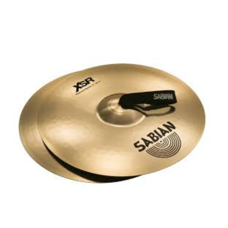 Sabian Marching Cymbals with Straps Brass Cymbals for Marching Band & Drum Corps