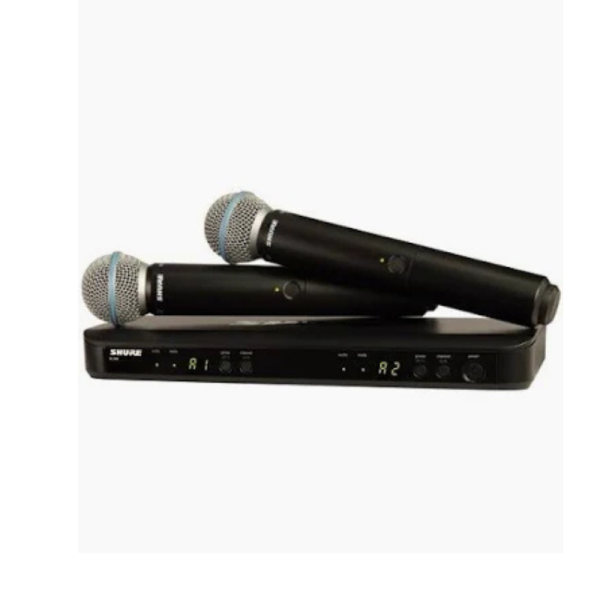 Advanced Shure BLX288/PG58 Wireless Microphone Dual Channel Wireless System
