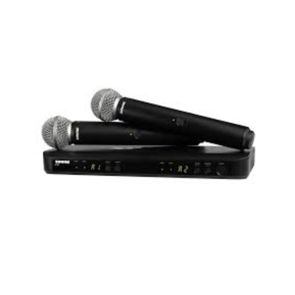 Professional Shure BLX288/SM58 Microphone Dual Wireless Vocal System