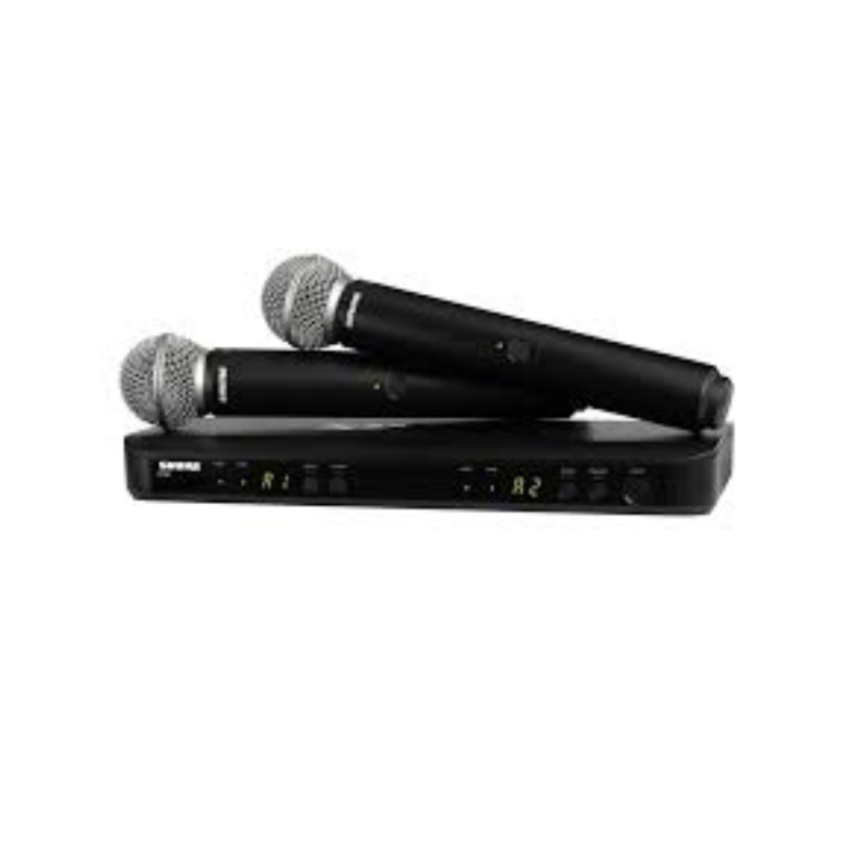 Professional Shure BLX288/SM58 Microphone Dual Wireless Vocal System