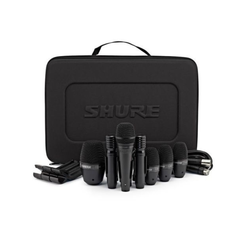 Shure PGA Drum Microphone Kit Professional Drum Mic Set for Live & Studio