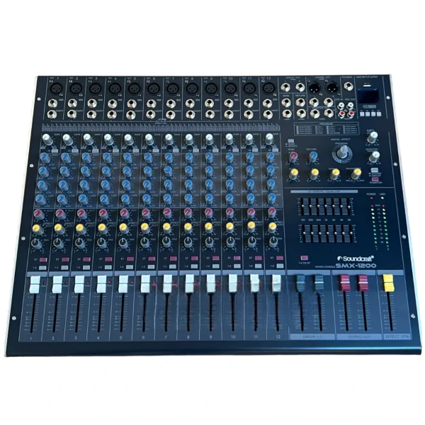 Soundcraft SMX 1200 Mixer Professional 12-Channel Analog Mixer with DSP Effects