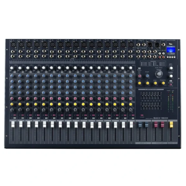 Soundcraft SMX 1600 Mixer Professional 16-Channel Analog Mixer with DSP