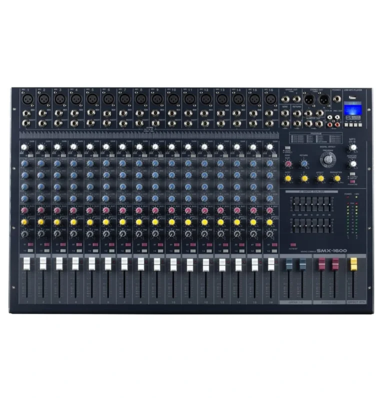 Soundcraft SMX 1600 Mixer Professional 16-Channel Analog Mixer with DSP