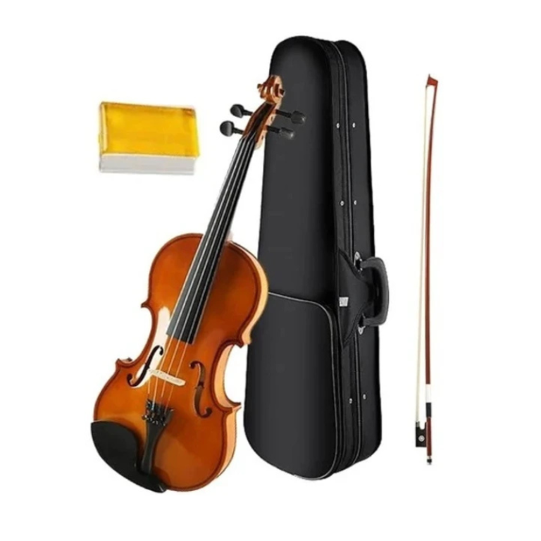 Maple Leaf Student Violin Full-Size Spruce & Maple Violin with Bow and Case