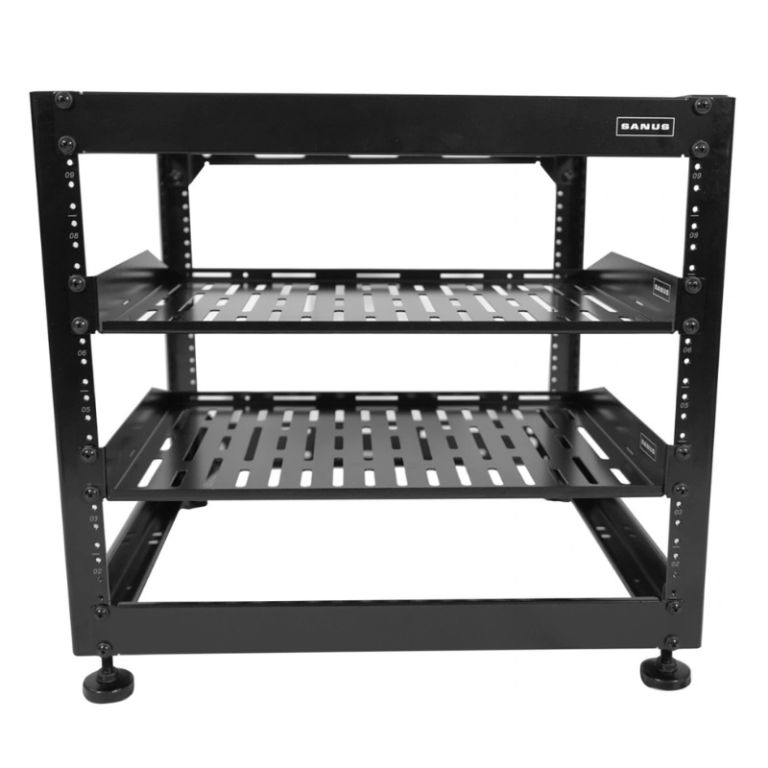 Heavy-Duty Skeleton Rack Open Frame 19-Inch Equipment Rack