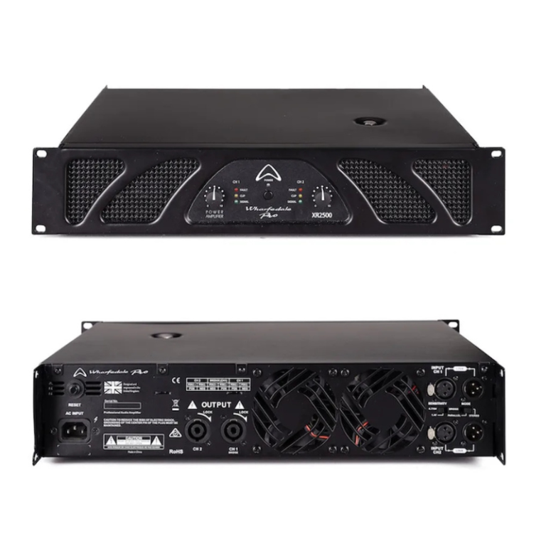 Wharfedale XR2500 Power Amplifier Professional Class H PA Amplifier for Live Sound